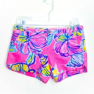 Lilly Pulitzer Adie Shorts in Swept by the Tides Pattern